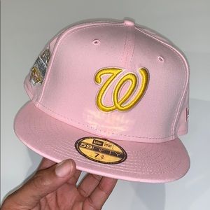 New Era Washington Nationals Pink and Yellow